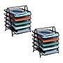 Mind Reader Metal 5-Tier Stackable Paper Desk Tray Organizer, Black, 2/Pack (5TPAP2PK-BLK)~#|#~83CA0E39-106F-4DEB-911A67D3ACFDA166_sc7