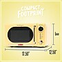 Nostalgia Retro 0.7 Cubic Foot Countertop Microwave, Yellow (NRMO7YW6A)~#|#~83CB766A-2FCF-4520-8C499A755A013BD0_sc7