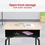 Staples 23.8"W Adjustable Student Desk, Black/Brown (ST63538)~#|#~83CD078B-2B30-43AC-BC0521054580D81C_sc7