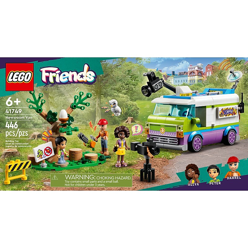 LEGO Friends Newsroom Van, 446 Pieces (41749) image 1