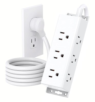 GoGreen Power 9-Outlet Surge Protector Power Strip, Black (GG-93PS) Simolary simolary.com