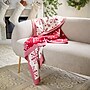 Safavieh Holiday Collection 4'-2" x 5'-0" Frost Throw, Red (HOL2002A-5060)~#|#~83DD2EFC-B007-46D7-9D336AB4729EA2AF_sc7