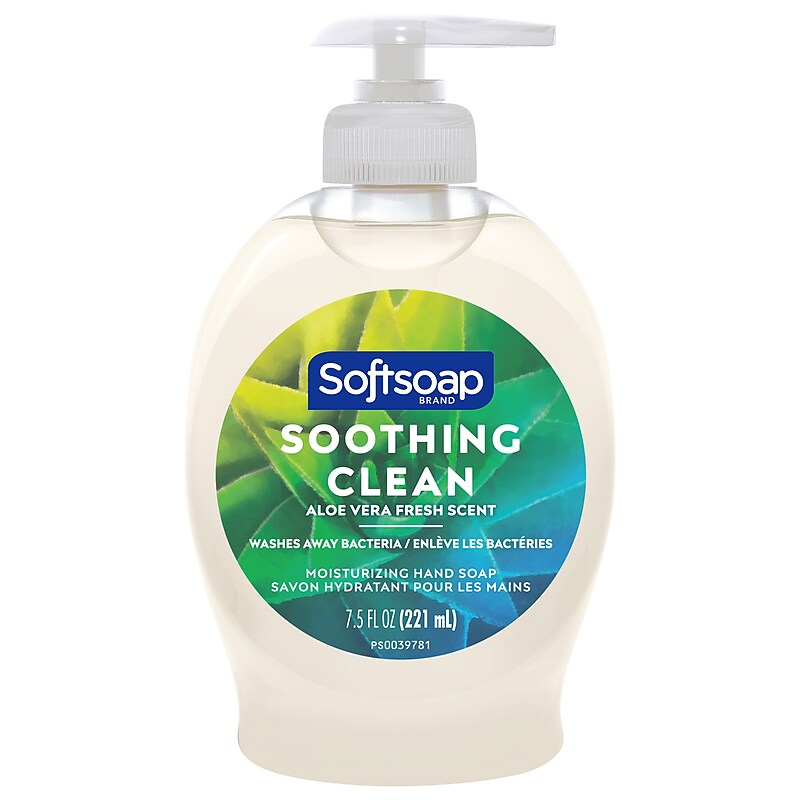 Softsoap Liquid Hand Soap, Soothing Clean Scent, 6/Carton (US04968A/12601) image 1