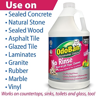 OdoBan Pet Solutions No Rinse Neutral pH Floor Cleaner Concentrate, 1 Gallon - Thumbnail 2