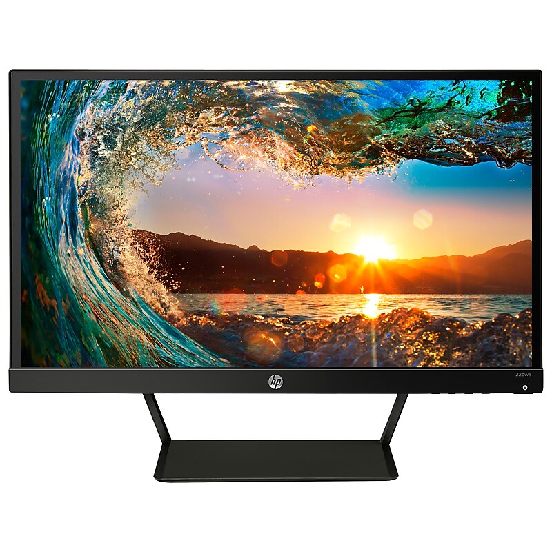 HP Pavilion 22cwa 21.5" LED Monitor, Natural Silver/Black (T4Q59AA#ABA) image 1