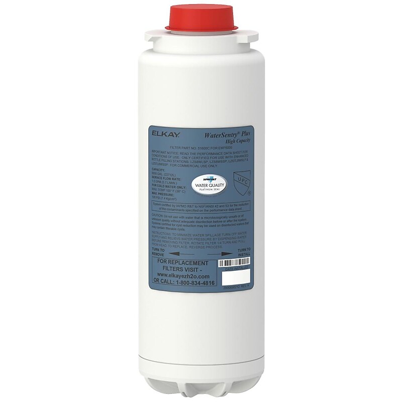 Elkay WaterSentry Plus High Capacity Replacement Filter (51600C) image 1