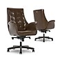 Thomasville Furniture Brooks Ergonomic Bonded Leather Swivel Executive Chair, Brown (51493-BRN)~#|#~83EA4AF2-F84A-424A-8D6442E33887C737_sc7