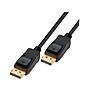 VisionTek DisplayPort to DisplayPort Video Cable, Male to Male, Black (901291)~#|#~83EE972F-F288-4B4B-854D61E73D1D42EB_sc7