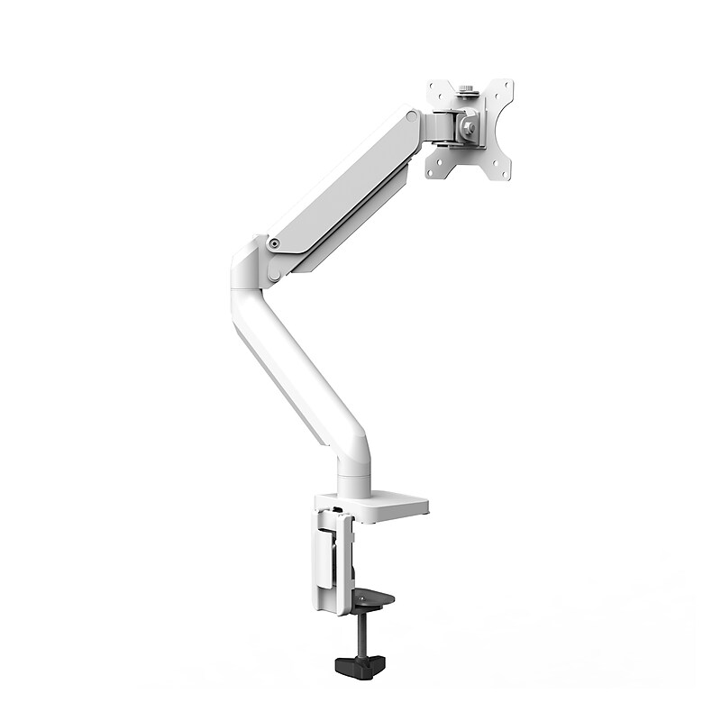 Fellowes Platinum Series Adjustable Arm, Up to 40" Monitor, White (8056201) image 1
