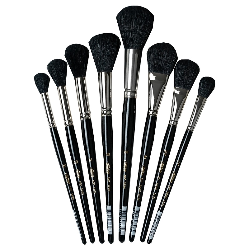 Silver Brush Silver Mops Round and Oval Brushes, 8/Pack (SLVMP5665) image 1