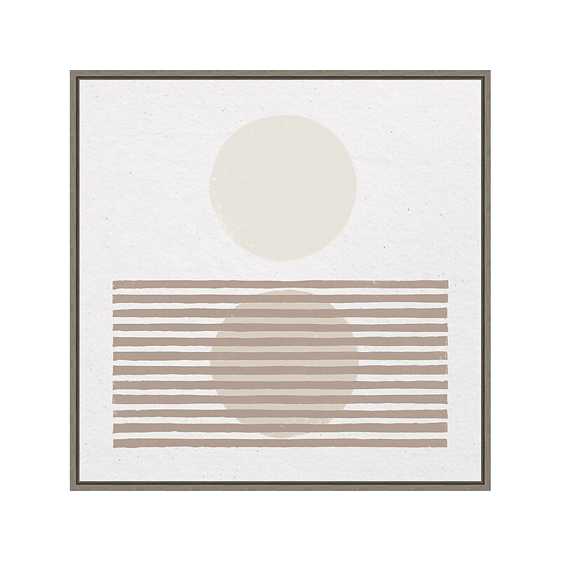 Amanti Art Reflection I Neutral, Canvas, 22" x 22" (A42675515249) image 1