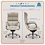 La-Z-Boy Aberdeen Bonded Leather Executive Chair, Beige (LF51122)~#|#~83F6BAFB-CEC9-475A-A192463D0CCF2F39_sc7