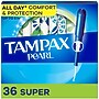 Tampax Pearl Super Absorbency Cotton Tampons, Plastic Applicator, 36/Pack (00370)~#|#~83F6DE71-0F9B-430A-8899BE93BB42174F_sc7