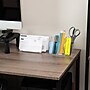 Mind Reader 3-Compartment Plastic Pen and Accessories Holder, Clear (COMPY-CLR)~#|#~83F8C749-5E11-4E99-B4C0007F1E01BA09_sc7