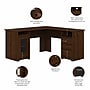 Bush Furniture Cabot 60"W L Shaped Computer Desk, Modern Walnut (WC31030-03K)~#|#~840162BB-2650-4E3C-82D571EB6EB40AB7_sc7