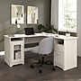 Bush Furniture Cabot 60"W Wood L-Shaped Computer Desk, Linen White Oak (WC31130K)~#|#~840C9F1B-47AB-415A-8C8CB662228F8499_sc7