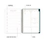 2027 Blue Sky Life-Note It Dania Dark 5.875" x 8.625" Calendar Year Weekly & Monthly Planner, Plastic Cover (139478-27)~#|#~84120815-5E71-4A52-B90F6730F47A5858_sc7