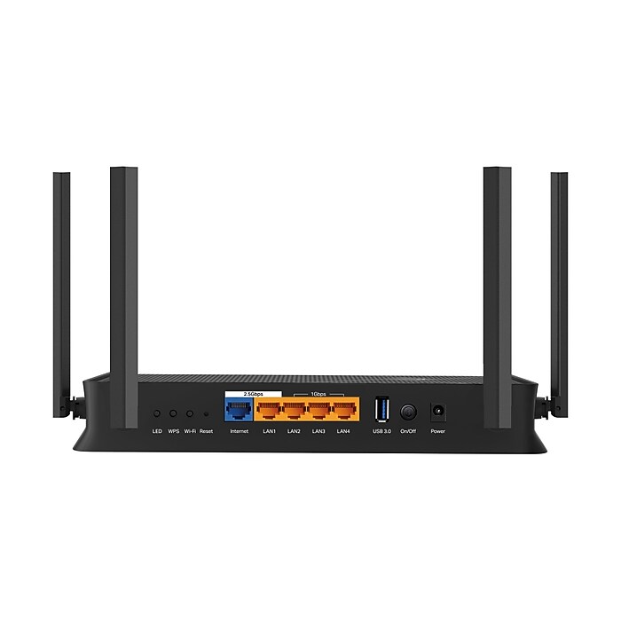TP-Link Archer BE3600 Dual-Band Wi-Fi 7 Router, Black | Staples