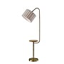 Adesso Caldwell 62"H Antique Brass Floor Lamp with White Linen Shade (4229-21)~#|#~8417AB62-0243-45F3-BAF7853A440E2CE2_sc7