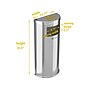 HLS Commercial Stainless Steel Trash Can, 9-Gallon, Silver (HLSC01G09A)~#|#~841A1B73-9FDA-4434-8FC5F31C5EF2FA11_sc7
