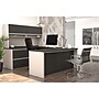 Bestar Connexion 72"W U-Shaped Executive Desk with File Cabinet and Hutch, Slate (93863-59)~#|#~841AA319-AF7F-473F-BD33F7E0EC42D395_sc7