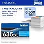 Brother TN635XXL Super High Yield Cyan Toner Cartridge, Prints Up to 6,500 Pages (TN635XXLC)~#|#~841FB9CD-70A1-48BD-AB91AF98C66ACED1_sc7