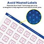 Avery Laser/Inkjet Square Glossy Labels, 1" x 1", Clear, 480 Labels/Pack (94103)~#|#~8425A748-9476-401C-B22344864DB2DA2F_sc7