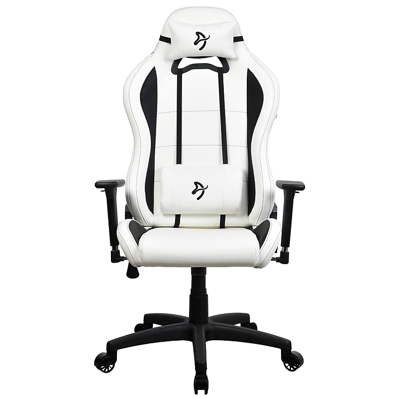 Arozzi Torretta SoftPU Faux Leather Ergonomic Racing Gaming Chair, White (TORRETTA-SPU-WT) image 1