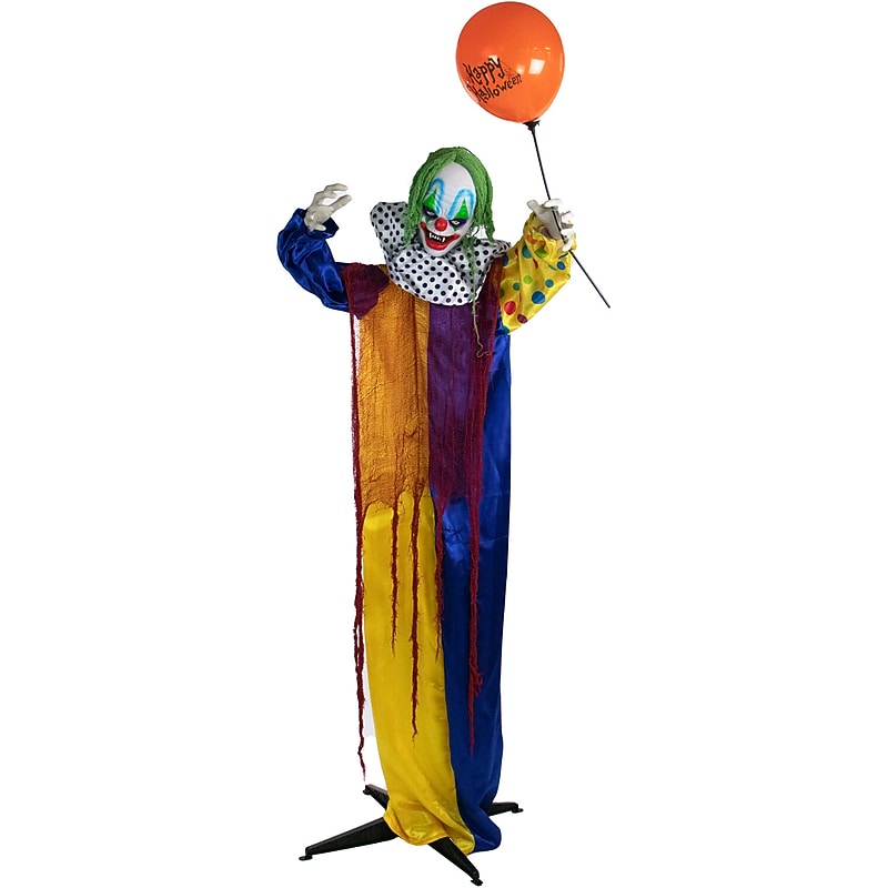 Haunted Hill Farm Life-Size Animatronic Clown (HHCLOWN-8FLSA) image 1