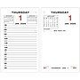 2026 AT-A-GLANCE 6" x 3.5" Daily Desk Calendar Refill Pages, White/Black (E017-50-26)~#|#~842C7663-E91F-488C-B8D184D7DD4EB2FD_sc7