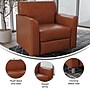 Flash Furniture Hercules Diplomat LeatherSoft Reception Chair, Cognac/Chrome Legs (BT8271CGCHR)~#|#~842E0414-D6AF-4714-B6321440C80895B6_sc7