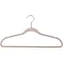Honey-Can-Do Metal Slim-Profile Nonslip Velvet Hanger, Ivory, 25/Pack (HNG-08596)~#|#~8432F459-C765-44F5-87612CBB7F8C8ADC_sc7