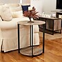 Household Essentials Jamestown 20.3"Dia Round Side End Table, Ashwood/Black (8080-1)~#|#~84348976-F013-4B8B-9EF322F0B85D318E_sc7