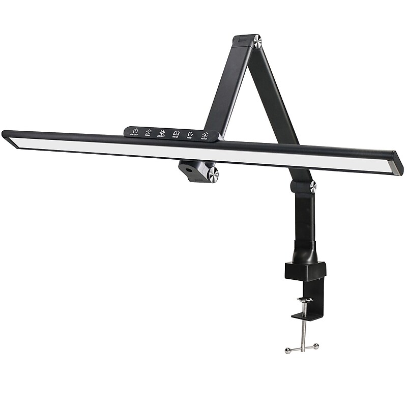 Excello Global Products Wellness Series LED Desk Lamp, 17.5", Black (EGP-DL-18-BLK) image 1