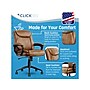 Click365 Transform 1.0 Ergonomic Bonded Leather Swivel Desk Chair, Cognac (CCHR10001A)~#|#~8442B5C7-5F94-46FD-8B8807A3D229D96F_sc7