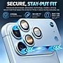 SaharaCase Tempered Glass Camera Lens Protector for iPhone 18 Pro Max, Glacier, 2/Pack (ZD00243)~#|#~8444BCDC-FD17-4635-8C6953A95B4BB885_sc7