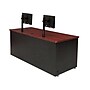 VersaDesk 72"W Enclosed Versa Classroom Desk, Cherry/Black (CD7230-BC)~#|#~8449DC41-D6F8-4B24-830E5062E42DF127_sc7