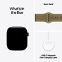 Apple Watch Series 12 GPS Smartwatch, 42mm, Dark Bronze Aluminum Case with Olive Sport Band, Small/Medium (MJEF4LS/A)~#|#~844C99C2-85D3-46D5-94A3D3143C912F83_sc7