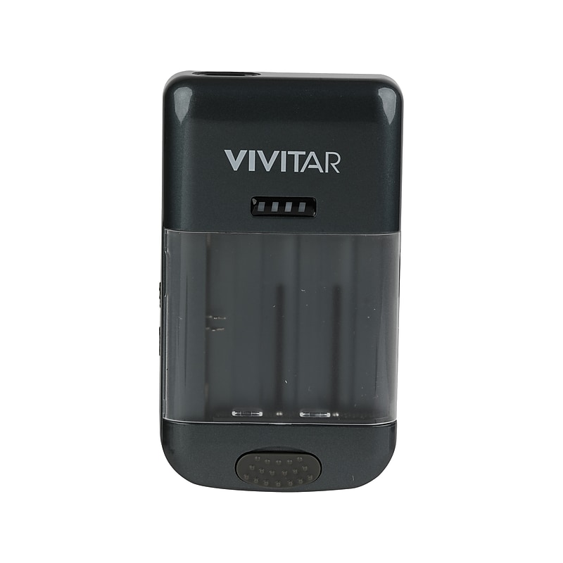 Vivitar One Charger for All Universal Lithium-Ion Battery Charger, Black (VIVSC4300-NOC-T30-4) image 1