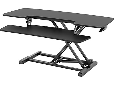 FlexiSpot M7 Series 42″W Manual Rectangular Adjustable Standing Desk Converter, Black (M7-E-42B) Simolary simolary.com