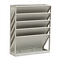 Mind Reader 5-Compartment Mountable Plastic Vertical File Storage, Beige (WALLANCH-BEI)~#|#~84505362-2C95-463C-9D5D9A4ED0009BD8_sc7