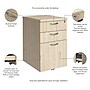 Bush Business Furniture Easy Office 3 Drawer Mobile File Cabinet, Natural Elm (EOF116NE-03)~#|#~84509D14-59A0-4919-98DB1BD28B6E7040_sc7