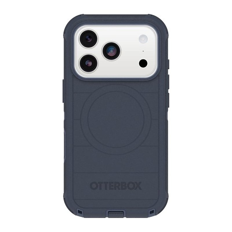 OtterBox Defender Series Pro MagSafe Compatible Phone Case for Apple iPhone 17 Pro, Shock Absorbing, Blue Sentiment (77-98424) image 1