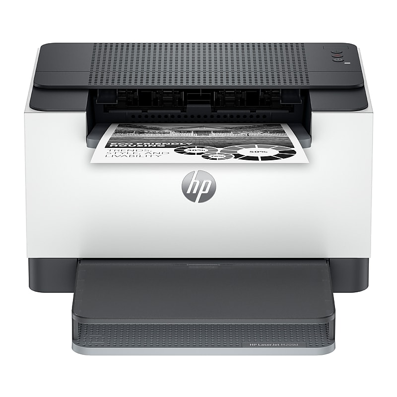 HP LaserJet M209d Black & White Print Only Laser Printer, Best for Home Office, USB Cable Included (8J9L0F#BGJ) image 1