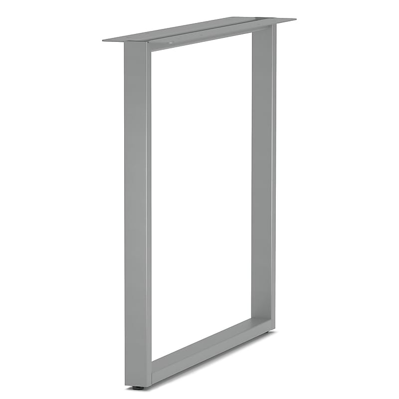 HON Voi 28"H x 30"D Steel O-Leg Support for Worksurface, Silver (HLSL3028O.PR6) image 1