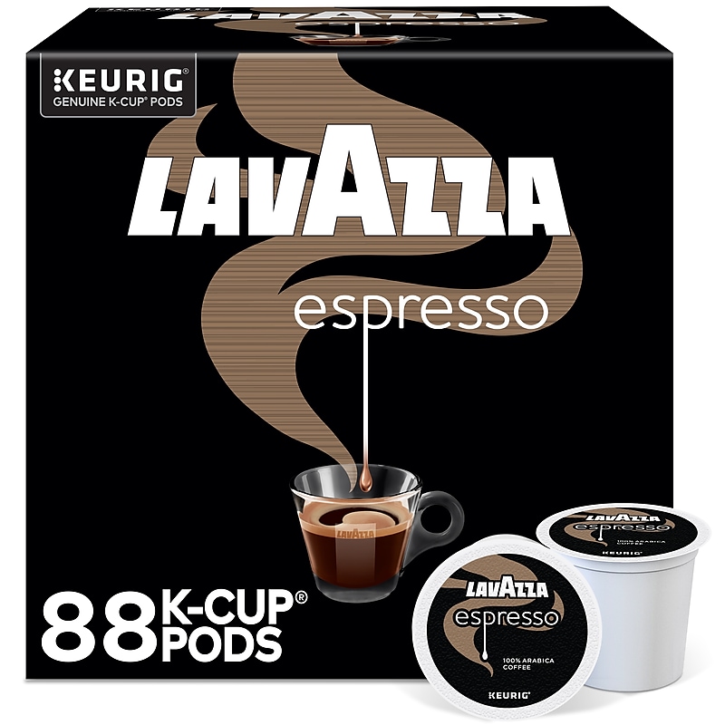 Lavazza Perfetto Espresso Coffee Keurig® K-Cup® Pods, Dark Roast, 88/Carton (6000CT) image 1