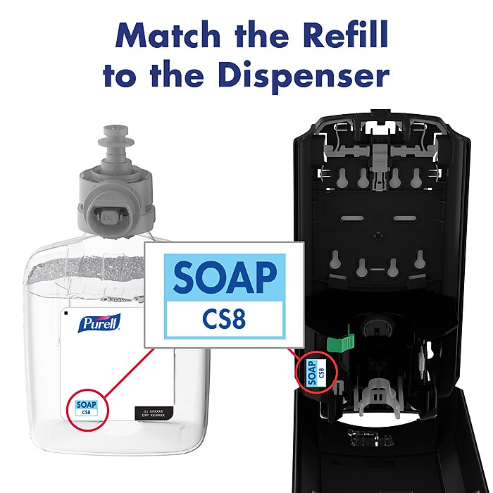PURELL HEALTHY SOAP Foaming Hand Soap Refill for CS8 Dispenser