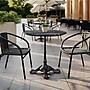 Flash Furniture TopGuard 31.25" Round Table Top, Wooden, Black Faux (STRD800MMBKMAR)~#|#~8462B958-E81E-4AC5-AA37636F1FD9E0DC_sc7