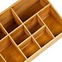 Mind Reader 11 Compartment Wood Coffee Organizer, Brown (COMORGBM-BRN)~#|#~84684680-7755-4EC1-8A022C7E601A4261_sc7