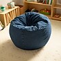 Flash Furniture Dillon Cotton Small Refillable Bean Bag Chair, Denim (DGBEANSMDENIM)~#|#~8468806E-9CE0-464E-AC54A977FFC5CD94_sc7